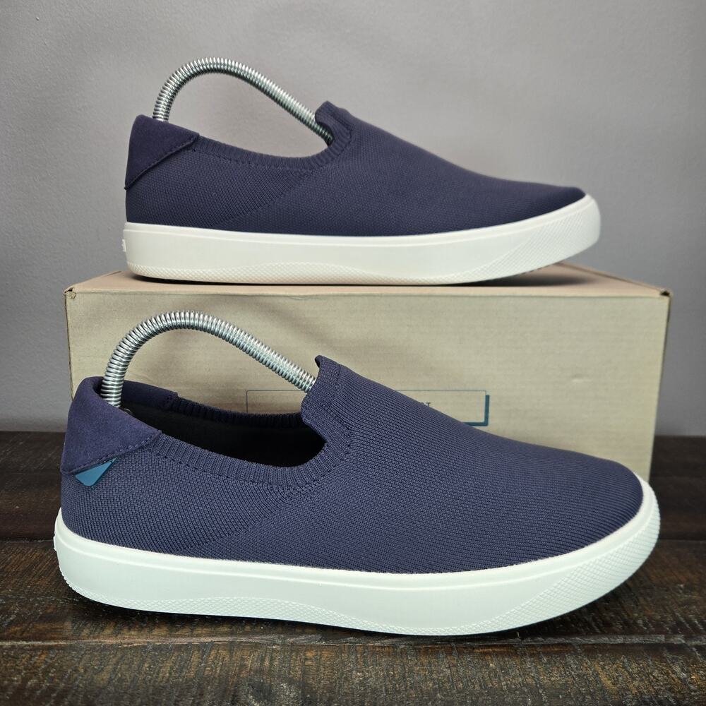 NEW Vessi Boardwalk Slip On Mens Size 11 Waterproof Shoes Sneakers Coastal Blue